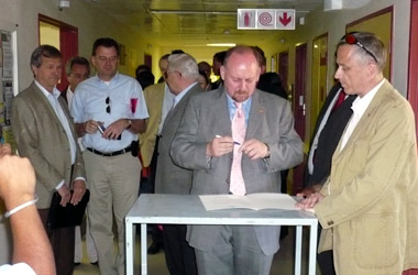 Foto4: Werner Pfisterer MdL mit Staatssekretär Drautz und einer baden-württembergischen Wirtschaftsdelegation in Südafrika / Besuch: Hope Cape Town