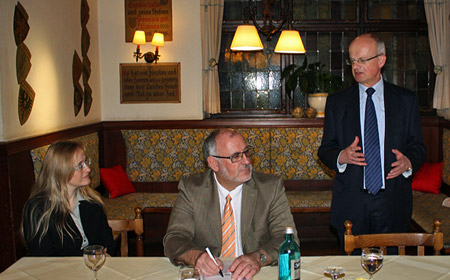 Minister Prof. Dr. Peter Frankenberg sprach in Heidelberg /