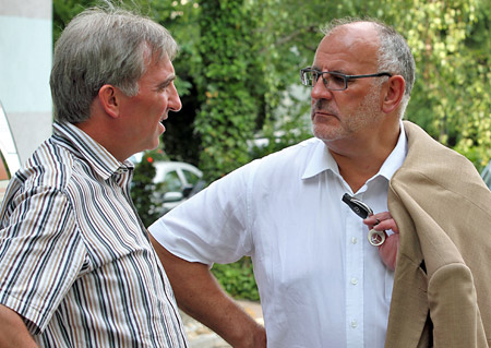 Foto: Karl Klein MdL und Werner Pfisterer